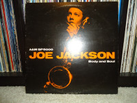 JOE JACKSON VINYL RECORD LP: BODY & SOUL!