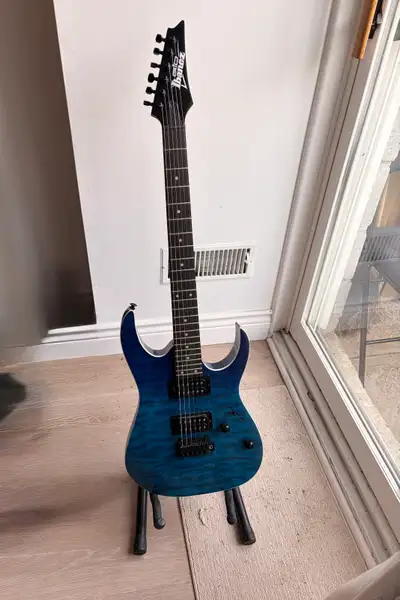Ibanez GIO Electric Guitar - Blue Quilted Maple, View more