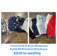 Baby Clothes - shorts & pants (14 pieces EUC)