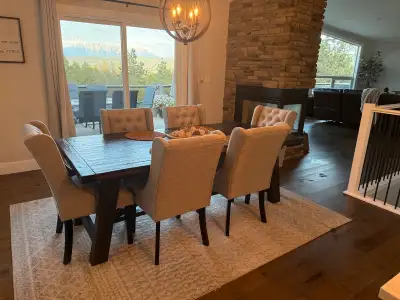 Dining table set (solid wood), View more