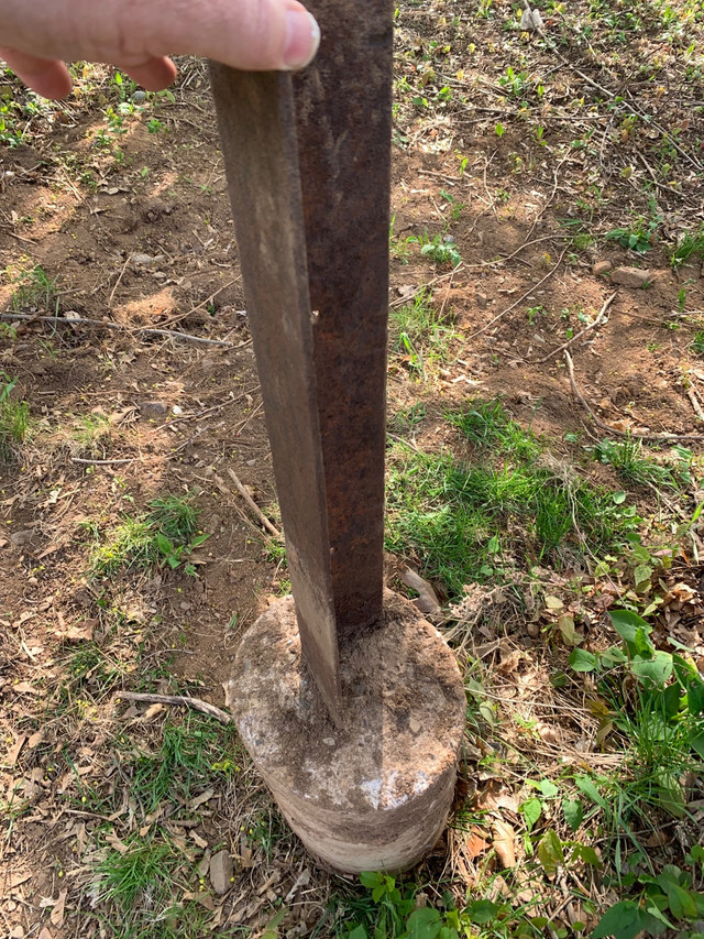 Angle iron in concrete Free Stuff Annapolis Valley Kijiji