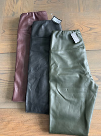 RW&CO faux leather pants