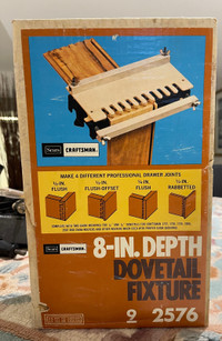 Craftsman dovetail fixture 9 inch depth router 9 2576. Brand new