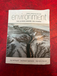 Environment The Science Behind The Stories Textbook AS IS