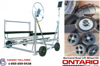 Effortless Boat Lift Movement with Bertrand's Wheel Kit!