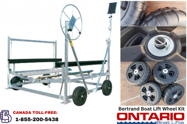 Effortless Boat Lift Movement with Bertrand's Wheel Kit! in Other in Vancouver