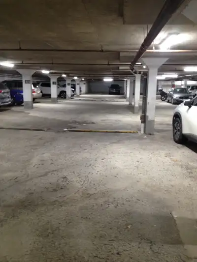 Underground condo parking space is available for rent. The space is secured 24/7 and with heating an...