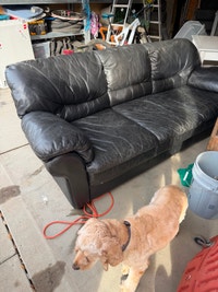leather couch