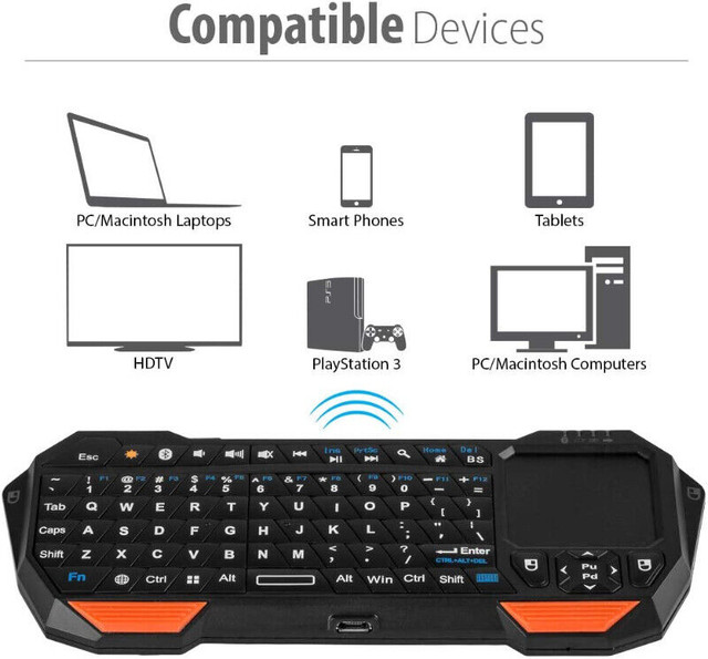 #New Mini Clavier Bluetooth Mini Wireless Bluetooth Keyboard dans Accessoires pour télé et vidéo  à Ville de Montréal - Image 4