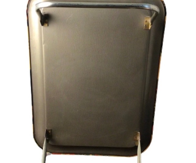 Vintage 60’s Metal TV Lap Tray with Folding Legs Kitchen & Dining