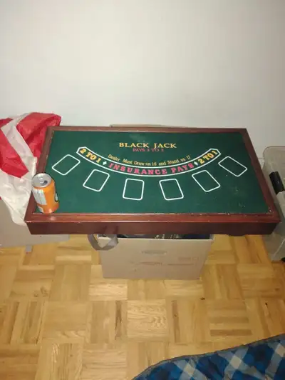 Bring the casino experience home with this versatile 3-in-1 casino game table, perfect for game nigh...