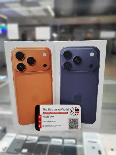 iPhone 17 pro 256GB Available with one year apple warranty, View more