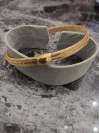 14k gold stretch bangle bracelets