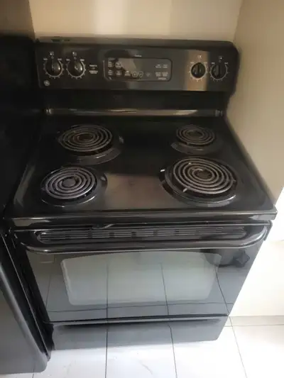 GE Truetemp coil stove (Black), View more