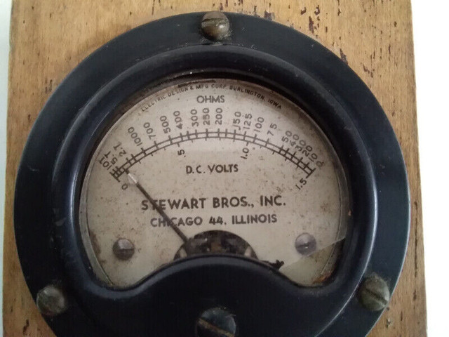 Antique Midget Detecto-Meter Model X-L by Stewart Bros. in Arts & Collectibles in Kawartha Lakes - Image 3