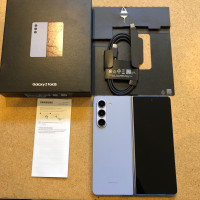 Samsung Galaxy Z Fold5 5G 512GB Unlocked – Icy Blue - Warranty