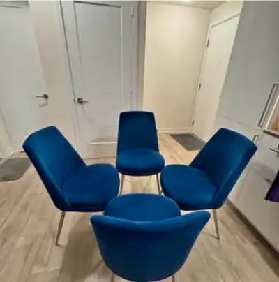 Blue Velvet Chairs, View more