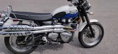 2006 triumph Scrambler 900. I am the third owner since 2011 just under 14,000 kms. Luggage rack, bas...