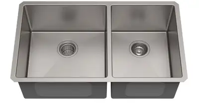 Kraus 33" Undermount 60/40 Double Bowl Sink, View more