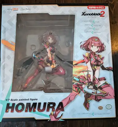 This brand new, factory-sealed Good Smile Company Homura 1/7 scale figure from Xenoblade Chronicles...