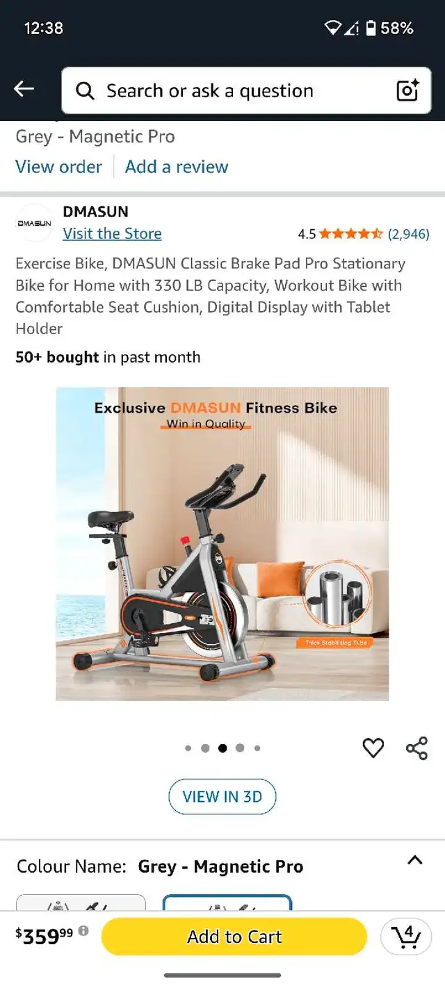 New Stationary bike in Exercise Equipment in Kitchener / Waterloo - Image 3