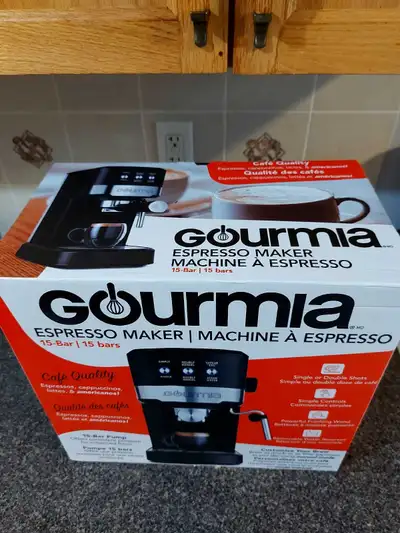 Brand new Gourmia espresso maker , View more