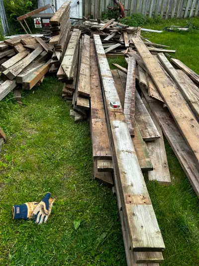 Lumber - used deck wood, View more