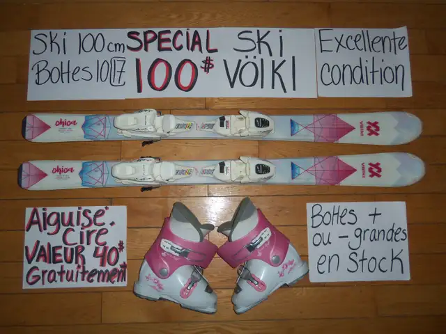 Ensembles kits de ski alpin et twin tip 100 110 120 cm in Ski in Drummondville - Image 6