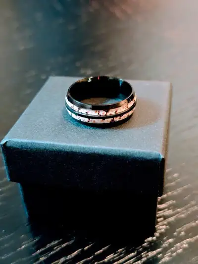 men’s stainless steel ring size 10, View more