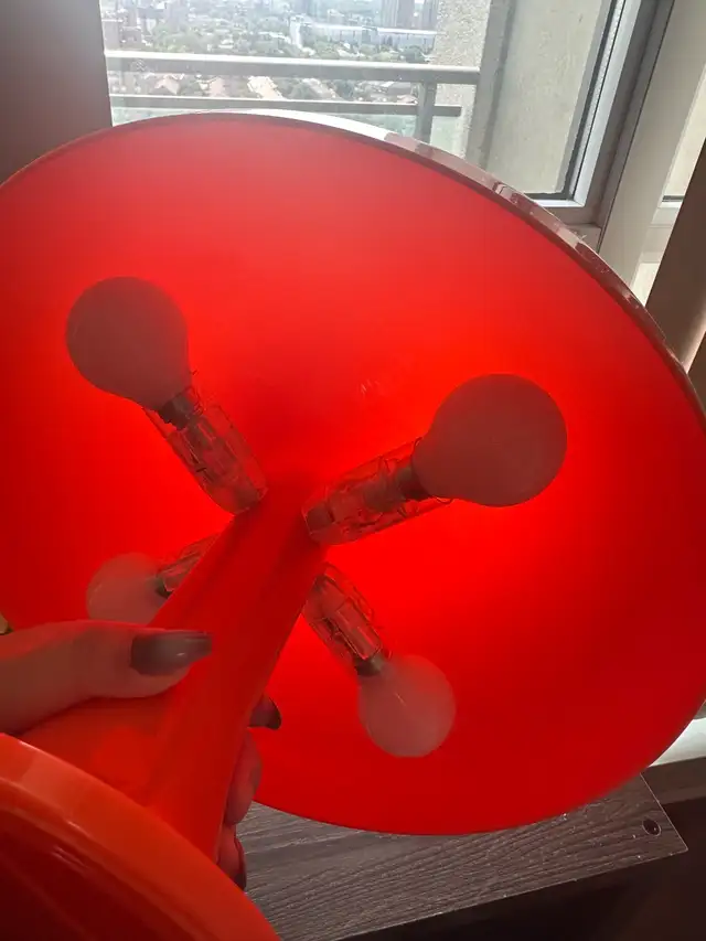 Lotus Atelier Orange Mushroom Lamp in Indoor Lighting & Fans in Mississauga / Peel Region - Image 5