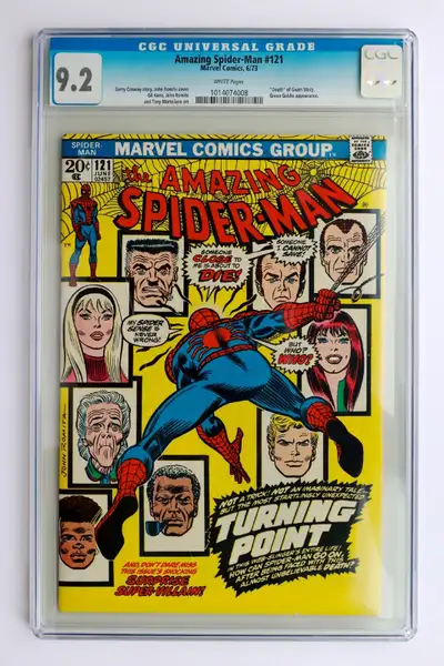 Amazing Spiderman 121 in CGC 9.2 and Double Cover CGC 8.5 Comics, View more
