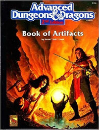 ADVANCED DUNGEONS & DRAGONS 2nd EDITION BOOK OF ARTIFACTS