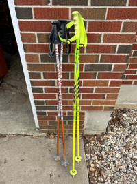 Downhill ski poles 