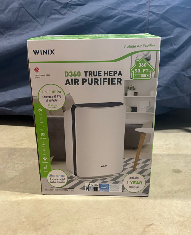 Winix D360 Air Purifier Hepa Filter in Heaters, Humidifiers & Dehumidifiers in Leamington