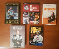 5 HOCKEY Related Books