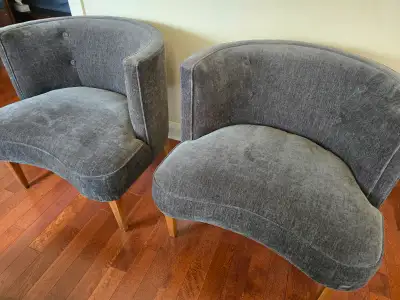 Accent Chairs - Dark Grey/Gris foncé, View more
