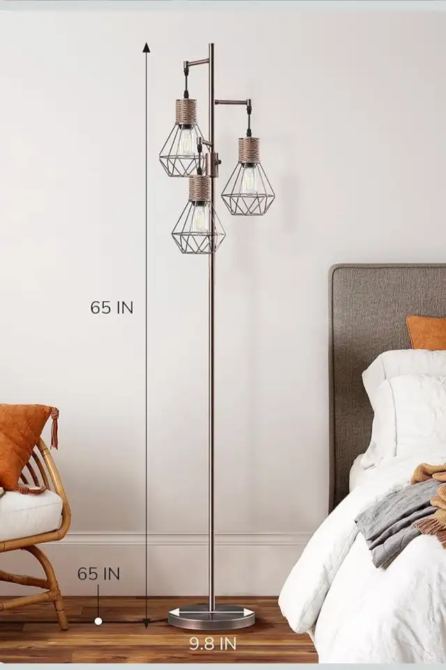 EDISHINE Farmhouse Tree Floor Lamp in Home Décor & Accents in Oshawa / Durham Region - Image 7
