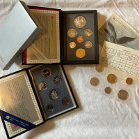 Canada 1991 Proof  - Proof-like  - Specimen Set All 3 Rare Coins