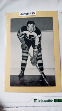 1934-43  Beehive Group 1 Milt Schmidt Boston Bruins photo pic