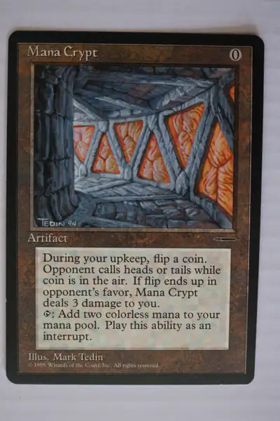 Vintage MTG Book Promo Mana Crypt *RARE* Light wear Never played, View more