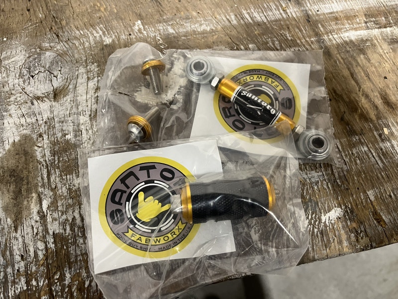 Harley Davidson Santoro fabworks shift linkage and toe peg Motorcycle