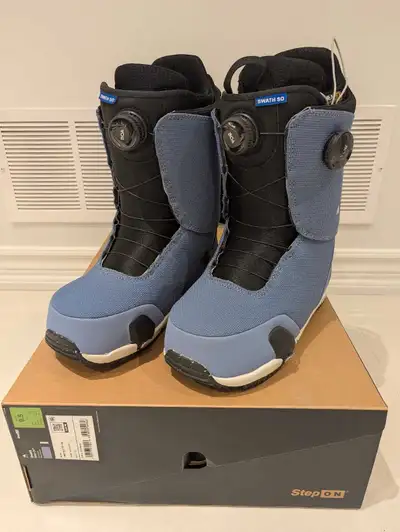 BNIB Burton Men's Swath Step On Boots US 9.5 (Slate Blue), View more