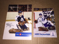 Mike Palmateer photos (one is autographed)
