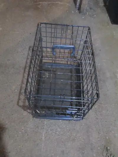 small pet carrier with tray and carry handle, View more