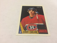 1987-88O-Pee-Chee#106Chris Chelios Montreal Canadien Hockey Card