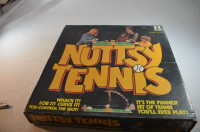 Nuttsy Tennis by Tomy Vintage 1974 Tabletop Tennis Game Complete