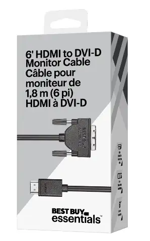 HDMI to DVI- D monitor cable, View more