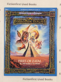 Roleplay Manual: "AD&D 2nd Forgotten Realms: Fires of Zatal"