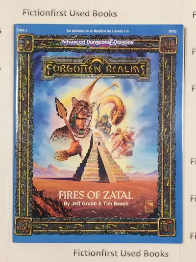 Roleplay Manual: "AD&D 2nd Forgotten Realms: Fires of Zatal", View more