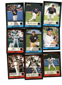 2003 Bowman Baseball complete base set, 1-330